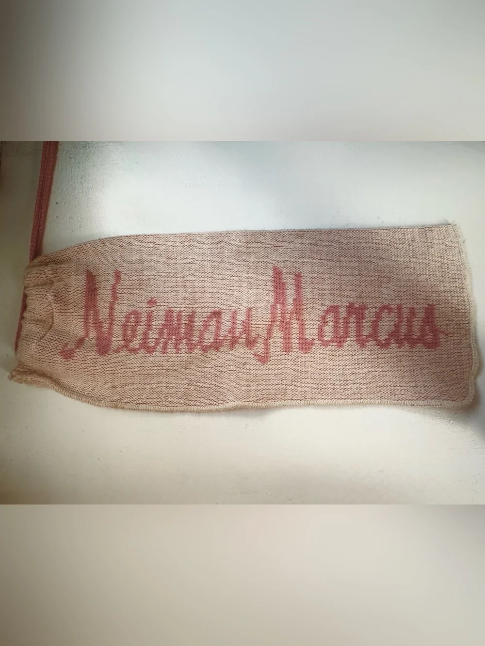 Vintage Neiman Marcus Knit Shoe Dust Bags